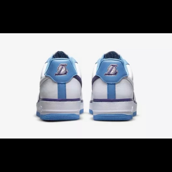Nike Air Force 1 Lv8 Special Lakers Ships Fast!! - Picture 5 of 6